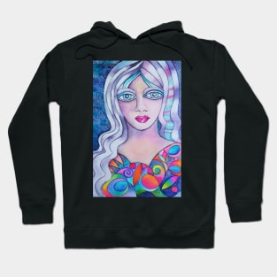 Abstract girl Hoodie